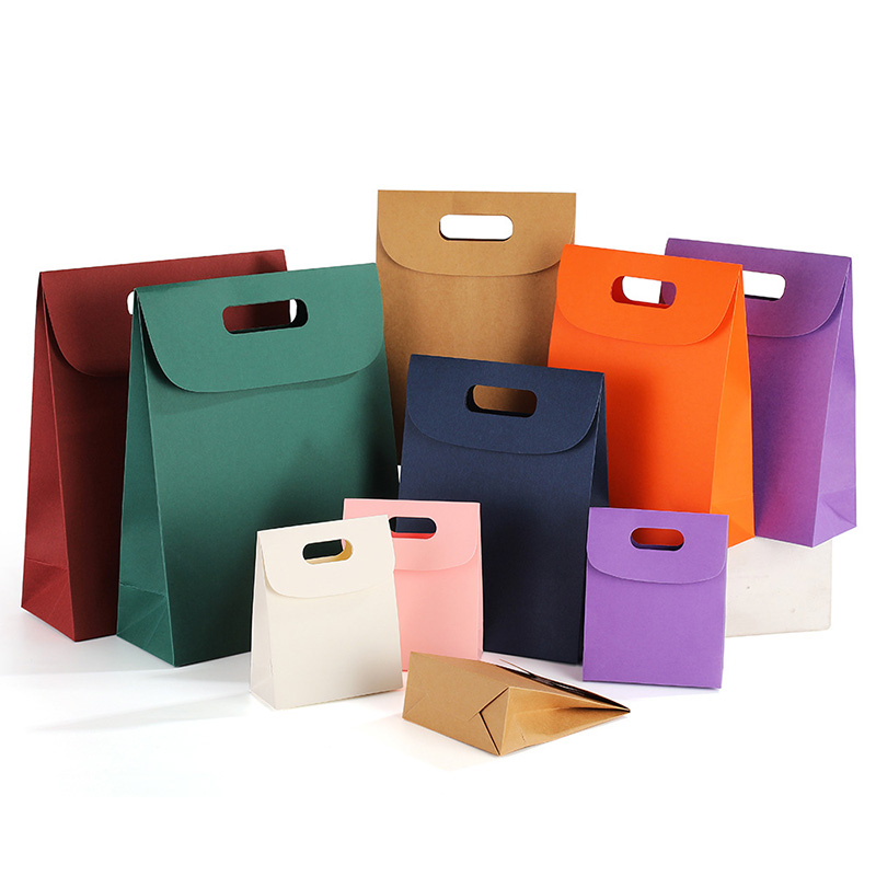 Elegant perforated design paper bag
