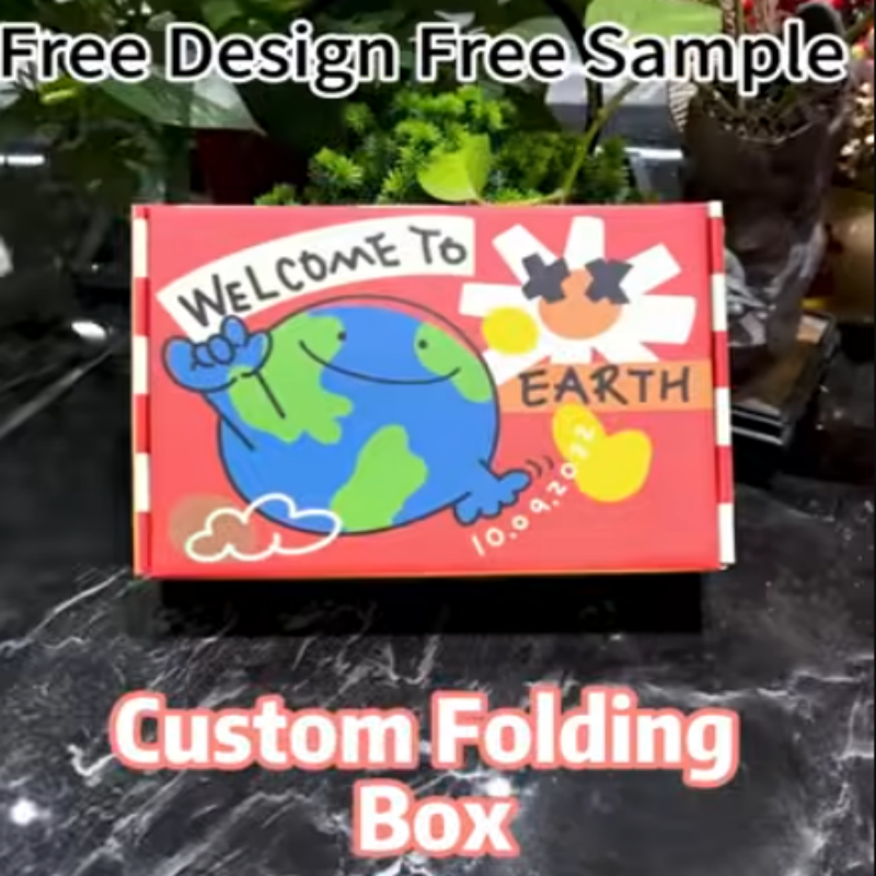 Cartoon corrugated airplane box double-sided printing double-sided matte film